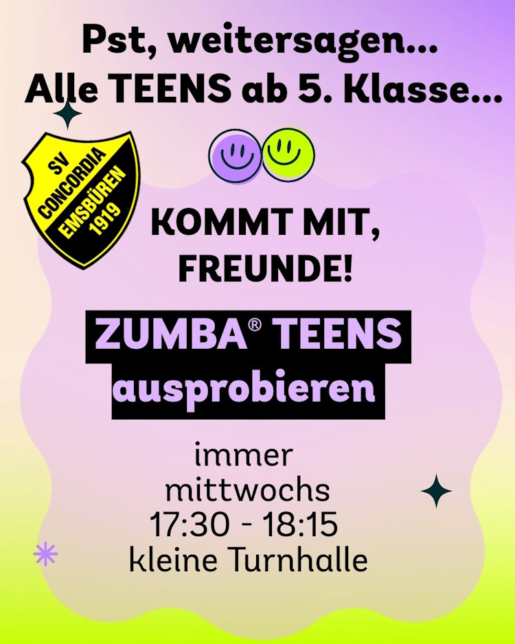 Mach mit bei Zumba-Teens!