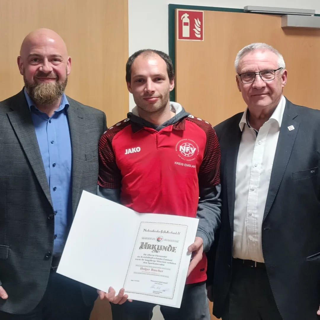 Stefan Jürgens weiter KJO - Ehrung für Holger Buscher!